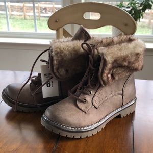 Faux Fur Ankle Boots